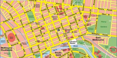خريطة مدينة ملبورن