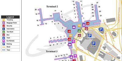 مطار ملبورن خريطة مبنى 4