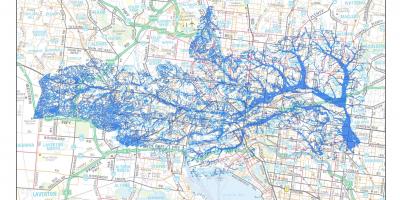 خريطة ملبورن الفيضانات